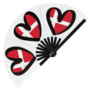 National Flags ESC Bamboo Hand Fan