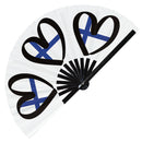 National Flags ESC Bamboo Hand Fan