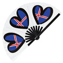 National Flags ESC Bamboo Hand Fan