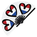 National Flags ESC Bamboo Hand Fan