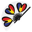 National Flags ESC Bamboo Hand Fan