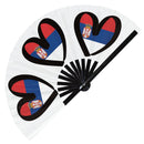 National Flags ESC Bamboo Hand Fan