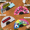 Popular Japanese Words Bamboo Hand Fan