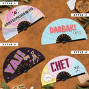 Popular Korean Words Bamboo Hand Fan