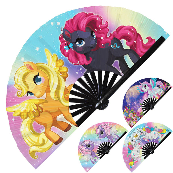 pony hand fan ponies my little pony hand fan pony toys pony decoration pony toys for girls pony doll unicorn cute horse easter spring