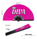 Drag Queen Slangs Bamboo Hand Fan