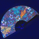 Custom Bamboo Hand Fan | Bulk personalized customized foldable fan for events - wedding fans, festival, rave circuit and party