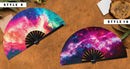 Galaxy Bamboo Hand Fan