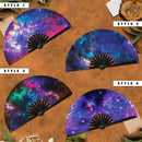 Galaxy Bamboo Hand Fan