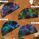 Galaxy Bamboo Hand Fan