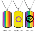 Pride Flags Dog Tag Necklace