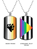 Pride Flags Dog Tag Necklace