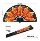 Female Ninja Cosplay Bamboo Hand Fan
