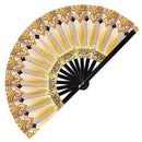 Yellow Hand Fan Cosplay