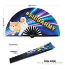 Crypto Bamboo Hand Fan