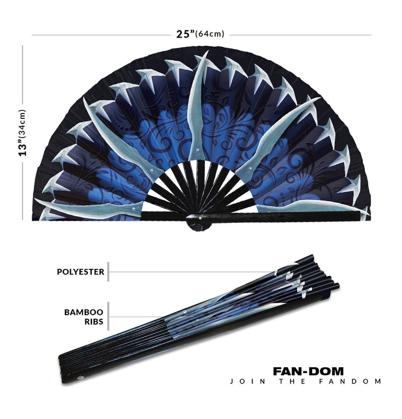 Female Ninja Cosplay Bamboo Hand Fan