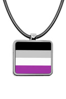 Pride Flags Square Pendant Necklace