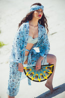 Female Ninja Cosplay Bamboo Hand Fan