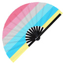 Pride Flag LGBTQA Bamboo Hand Fan