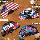 4th July Bamboo Hand Fan