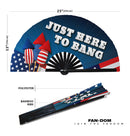 4th July Bamboo Hand Fan