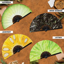 Vegetables Bamboo hand fan