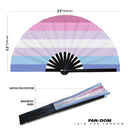 Pride Flag LGBTQA Bamboo Hand Fan