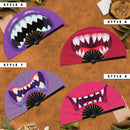 Monster Mouth Halloween 2 Bamboo Hand Fan