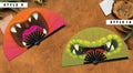 Monster Mouth Halloween Hand Fan Fluorescent Rave Accessories Outfit Unique Halloween Cosplay Outfit Zombie Cute Monster Teeth Costume Ideas