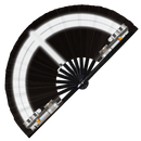 Light Fan Saber Costume Bamboo Hand Fan
