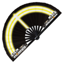 Light Fan Saber Costume Bamboo Hand Fan